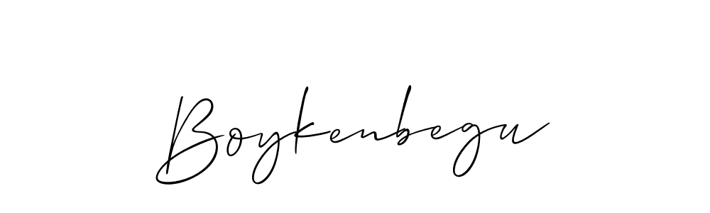 You should practise on your own different ways (Allison_Script) to write your name (Boykenbegu) in signature. don't let someone else do it for you. Boykenbegu signature style 2 images and pictures png