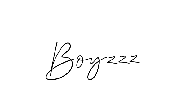 Create a beautiful signature design for name Boyzzz. With this signature (Allison_Script) fonts, you can make a handwritten signature for free. Boyzzz signature style 2 images and pictures png