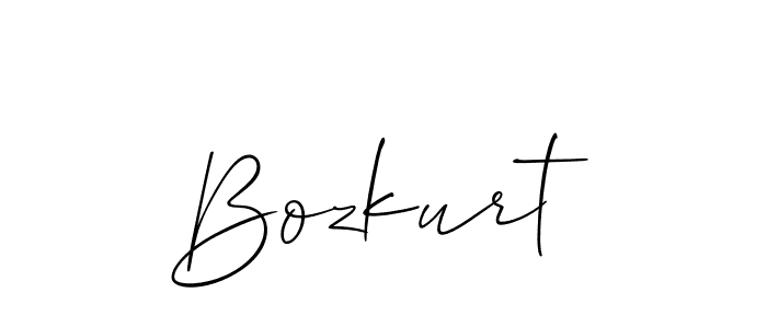 Bozkurt stylish signature style. Best Handwritten Sign (Allison_Script) for my name. Handwritten Signature Collection Ideas for my name Bozkurt. Bozkurt signature style 2 images and pictures png