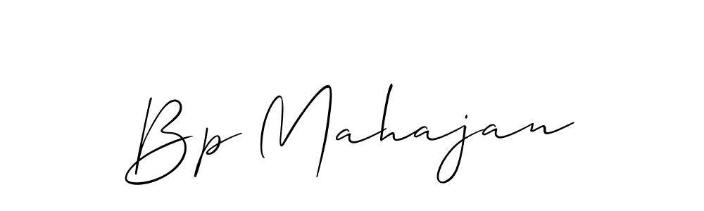 The best way (Allison_Script) to make a short signature is to pick only two or three words in your name. The name Bp Mahajan include a total of six letters. For converting this name. Bp Mahajan signature style 2 images and pictures png