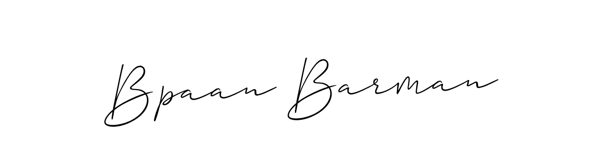 Also You can easily find your signature by using the search form. We will create Bpaan Barman name handwritten signature images for you free of cost using Allison_Script sign style. Bpaan Barman signature style 2 images and pictures png
