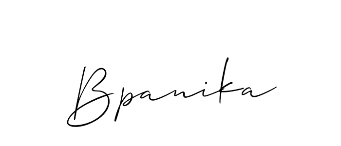 You can use this online signature creator to create a handwritten signature for the name Bpanika. This is the best online autograph maker. Bpanika signature style 2 images and pictures png