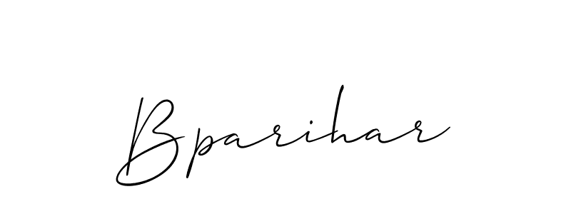 Bparihar stylish signature style. Best Handwritten Sign (Allison_Script) for my name. Handwritten Signature Collection Ideas for my name Bparihar. Bparihar signature style 2 images and pictures png