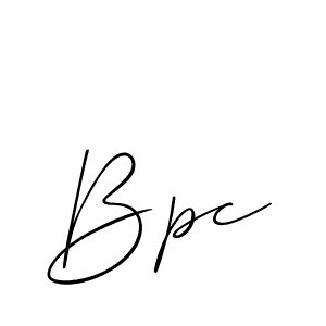 It looks lik you need a new signature style for name Bpc. Design unique handwritten (Allison_Script) signature with our free signature maker in just a few clicks. Bpc signature style 2 images and pictures png