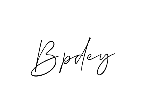 Similarly Allison_Script is the best handwritten signature design. Signature creator online .You can use it as an online autograph creator for name Bpdey. Bpdey signature style 2 images and pictures png