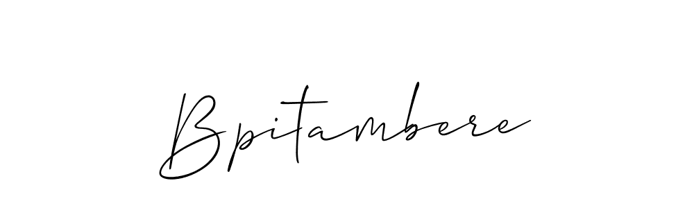 Also we have Bpitambere name is the best signature style. Create professional handwritten signature collection using Allison_Script autograph style. Bpitambere signature style 2 images and pictures png