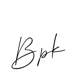 Make a beautiful signature design for name Bpk. Use this online signature maker to create a handwritten signature for free. Bpk signature style 2 images and pictures png