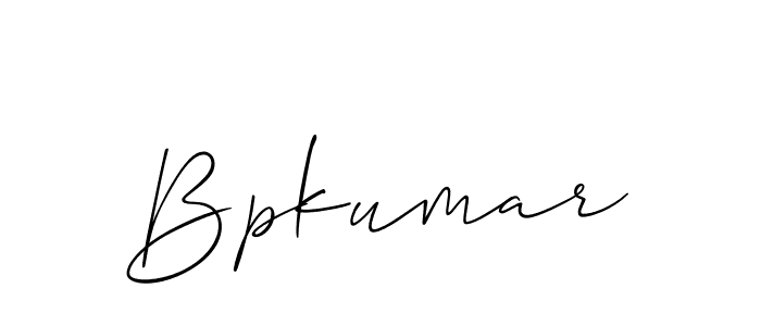 Also we have Bpkumar name is the best signature style. Create professional handwritten signature collection using Allison_Script autograph style. Bpkumar signature style 2 images and pictures png