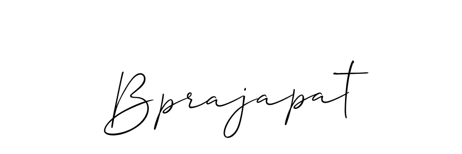 How to make Bprajapat signature? Allison_Script is a professional autograph style. Create handwritten signature for Bprajapat name. Bprajapat signature style 2 images and pictures png