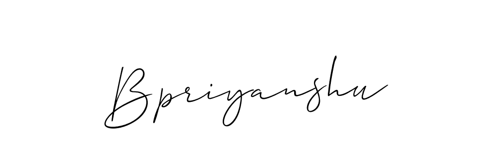 if you are searching for the best signature style for your name Bpriyanshu. so please give up your signature search. here we have designed multiple signature styles  using Allison_Script. Bpriyanshu signature style 2 images and pictures png