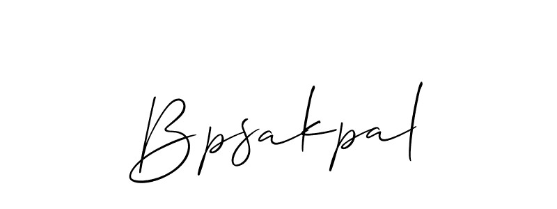 Make a beautiful signature design for name Bpsakpal. Use this online signature maker to create a handwritten signature for free. Bpsakpal signature style 2 images and pictures png