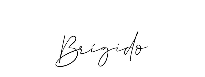 Also we have Brígido name is the best signature style. Create professional handwritten signature collection using Allison_Script autograph style. Brígido signature style 2 images and pictures png