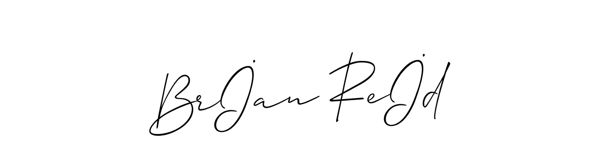 Allison_Script is a professional signature style that is perfect for those who want to add a touch of class to their signature. It is also a great choice for those who want to make their signature more unique. Get Brİan Reİd name to fancy signature for free. Brİan Reİd signature style 2 images and pictures png