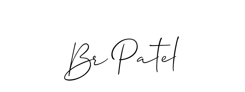 How to make Br Patel signature? Allison_Script is a professional autograph style. Create handwritten signature for Br Patel name. Br Patel signature style 2 images and pictures png