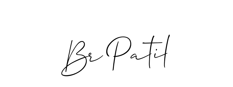 Also You can easily find your signature by using the search form. We will create Br Patil name handwritten signature images for you free of cost using Allison_Script sign style. Br Patil signature style 2 images and pictures png