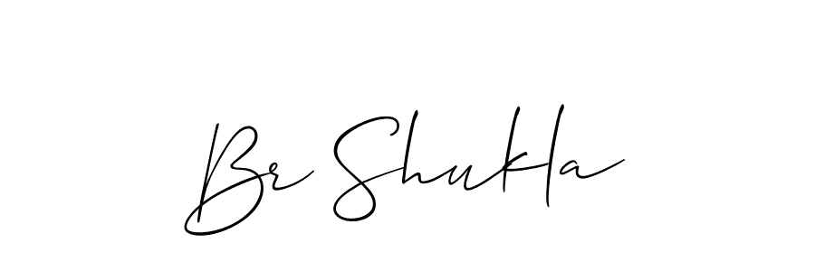 You should practise on your own different ways (Allison_Script) to write your name (Br Shukla) in signature. don't let someone else do it for you. Br Shukla signature style 2 images and pictures png