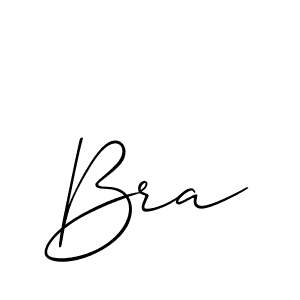 Make a beautiful signature design for name Bra. With this signature (Allison_Script) style, you can create a handwritten signature for free. Bra signature style 2 images and pictures png