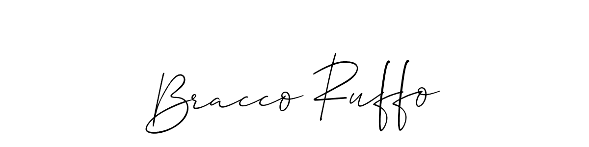 Create a beautiful signature design for name Bracco Ruffo. With this signature (Allison_Script) fonts, you can make a handwritten signature for free. Bracco Ruffo signature style 2 images and pictures png