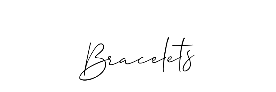 How to Draw Bracelets signature style? Allison_Script is a latest design signature styles for name Bracelets. Bracelets signature style 2 images and pictures png