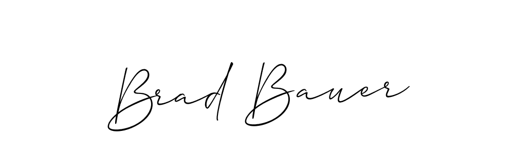 Make a short Brad Bauer signature style. Manage your documents anywhere anytime using Allison_Script. Create and add eSignatures, submit forms, share and send files easily. Brad Bauer signature style 2 images and pictures png