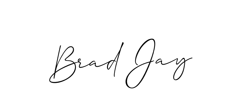 Also we have Brad Jay name is the best signature style. Create professional handwritten signature collection using Allison_Script autograph style. Brad Jay signature style 2 images and pictures png