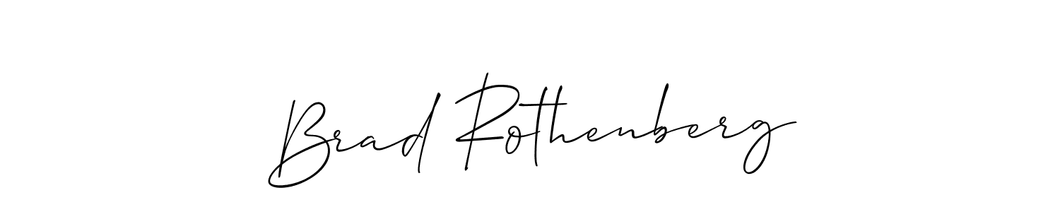 This is the best signature style for the Brad Rothenberg name. Also you like these signature font (Allison_Script). Mix name signature. Brad Rothenberg signature style 2 images and pictures png