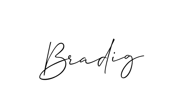 Once you've used our free online signature maker to create your best signature Allison_Script style, it's time to enjoy all of the benefits that Bradig name signing documents. Bradig signature style 2 images and pictures png