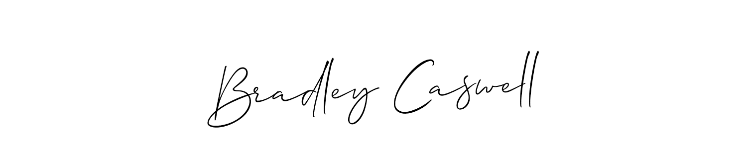 Make a short Bradley Caswell signature style. Manage your documents anywhere anytime using Allison_Script. Create and add eSignatures, submit forms, share and send files easily. Bradley Caswell signature style 2 images and pictures png
