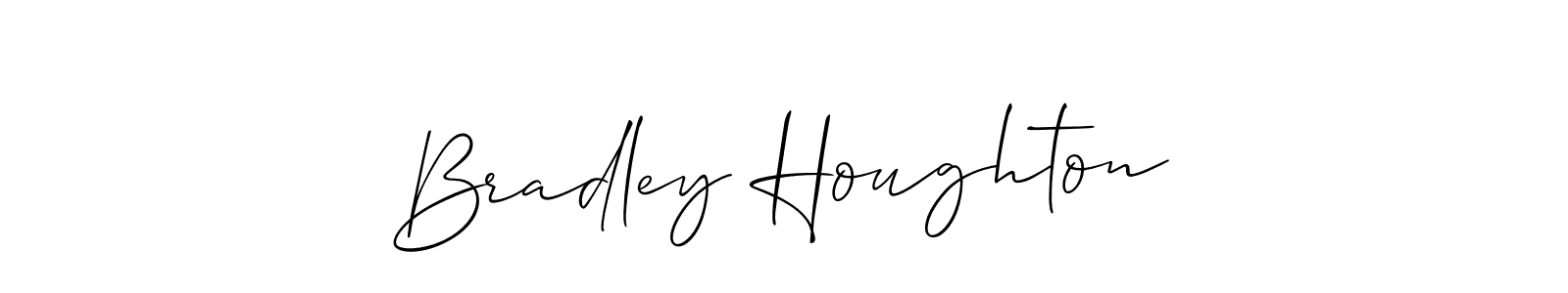 if you are searching for the best signature style for your name Bradley Houghton. so please give up your signature search. here we have designed multiple signature styles  using Allison_Script. Bradley Houghton signature style 2 images and pictures png