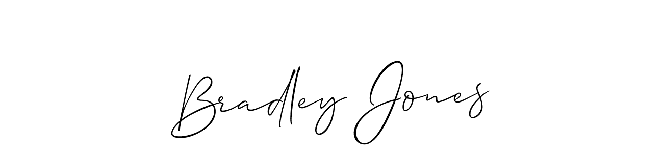Allison_Script is a professional signature style that is perfect for those who want to add a touch of class to their signature. It is also a great choice for those who want to make their signature more unique. Get Bradley Jones name to fancy signature for free. Bradley Jones signature style 2 images and pictures png