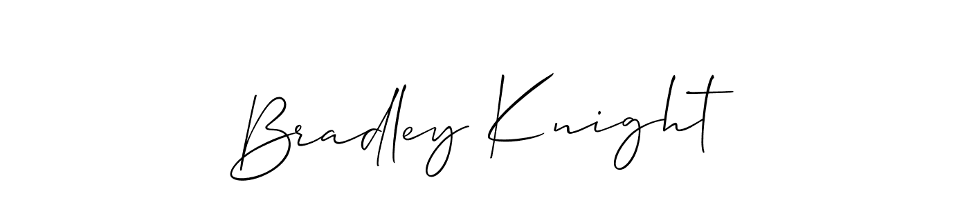 Also You can easily find your signature by using the search form. We will create Bradley Knight name handwritten signature images for you free of cost using Allison_Script sign style. Bradley Knight signature style 2 images and pictures png