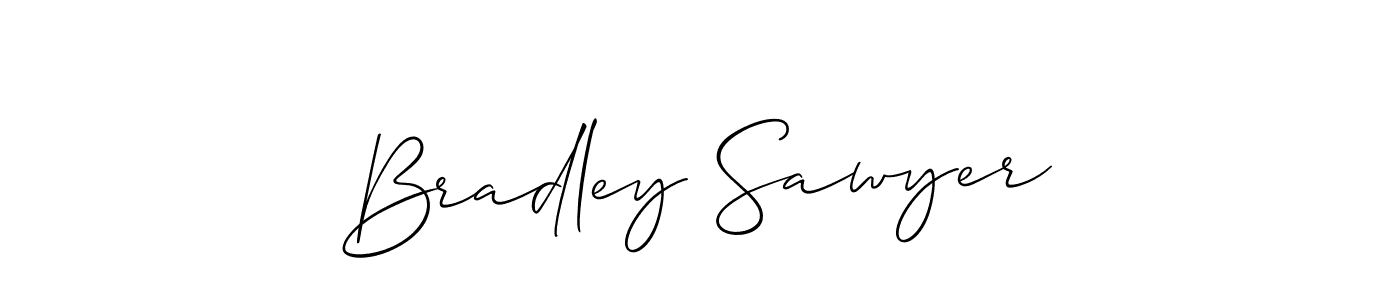 Make a beautiful signature design for name Bradley Sawyer. Use this online signature maker to create a handwritten signature for free. Bradley Sawyer signature style 2 images and pictures png