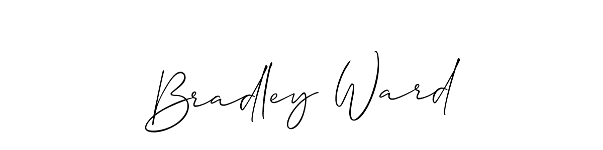This is the best signature style for the Bradley Ward name. Also you like these signature font (Allison_Script). Mix name signature. Bradley Ward signature style 2 images and pictures png