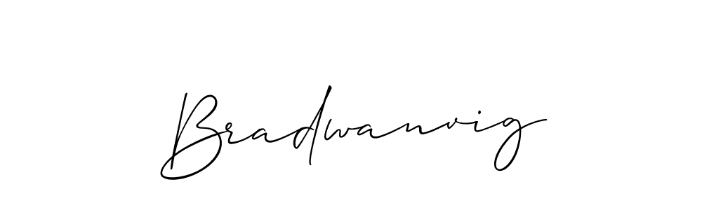 if you are searching for the best signature style for your name Bradwanvig. so please give up your signature search. here we have designed multiple signature styles  using Allison_Script. Bradwanvig signature style 2 images and pictures png