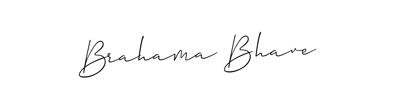 How to Draw Brahama Bhave signature style? Allison_Script is a latest design signature styles for name Brahama Bhave. Brahama Bhave signature style 2 images and pictures png