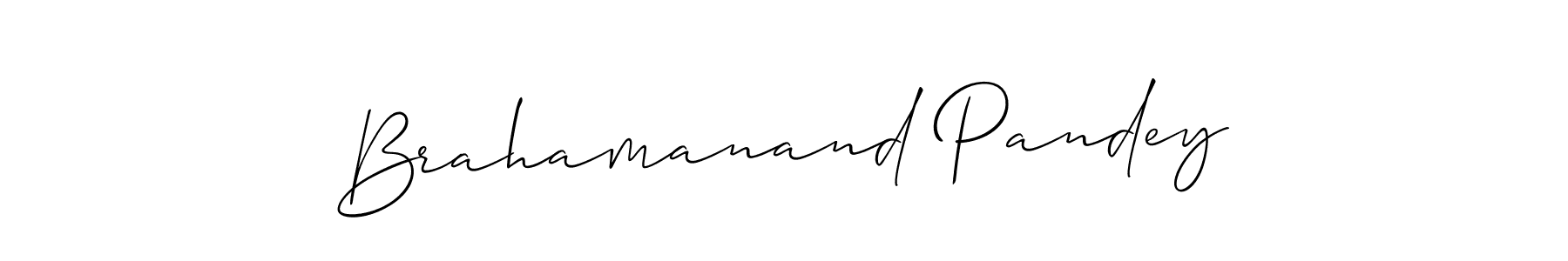 You can use this online signature creator to create a handwritten signature for the name Brahamanand Pandey. This is the best online autograph maker. Brahamanand Pandey signature style 2 images and pictures png