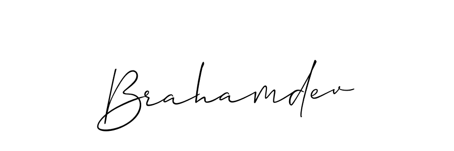 if you are searching for the best signature style for your name Brahamdev. so please give up your signature search. here we have designed multiple signature styles  using Allison_Script. Brahamdev signature style 2 images and pictures png