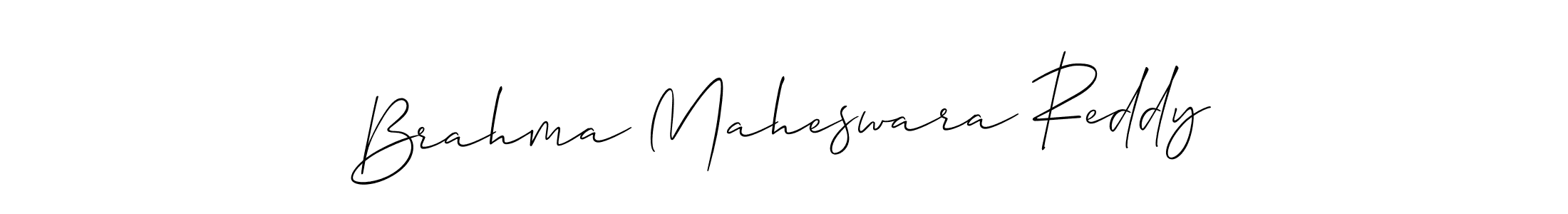 Similarly Allison_Script is the best handwritten signature design. Signature creator online .You can use it as an online autograph creator for name Brahma Maheswara Reddy. Brahma Maheswara Reddy signature style 2 images and pictures png