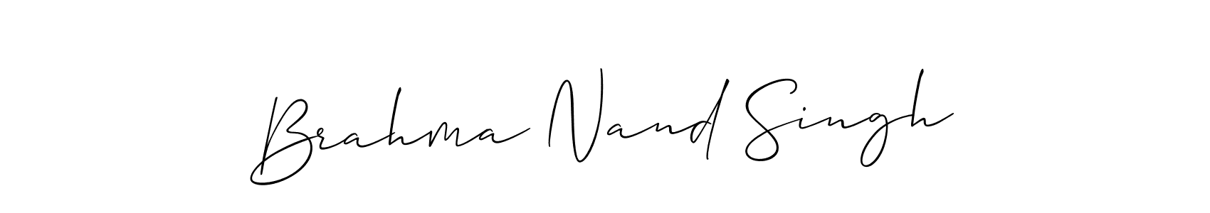 How to make Brahma Nand Singh signature? Allison_Script is a professional autograph style. Create handwritten signature for Brahma Nand Singh name. Brahma Nand Singh signature style 2 images and pictures png