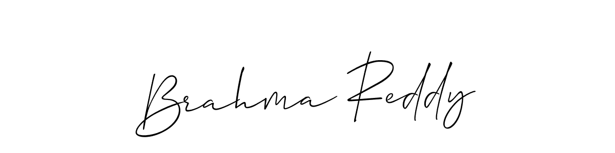 if you are searching for the best signature style for your name Brahma Reddy. so please give up your signature search. here we have designed multiple signature styles  using Allison_Script. Brahma Reddy signature style 2 images and pictures png