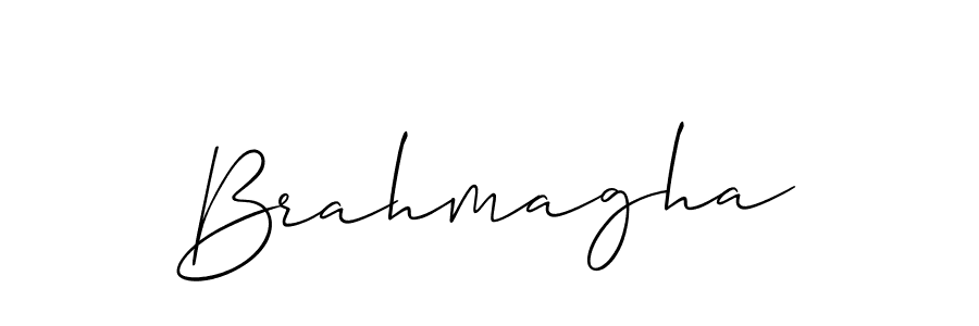 Brahmagha stylish signature style. Best Handwritten Sign (Allison_Script) for my name. Handwritten Signature Collection Ideas for my name Brahmagha. Brahmagha signature style 2 images and pictures png