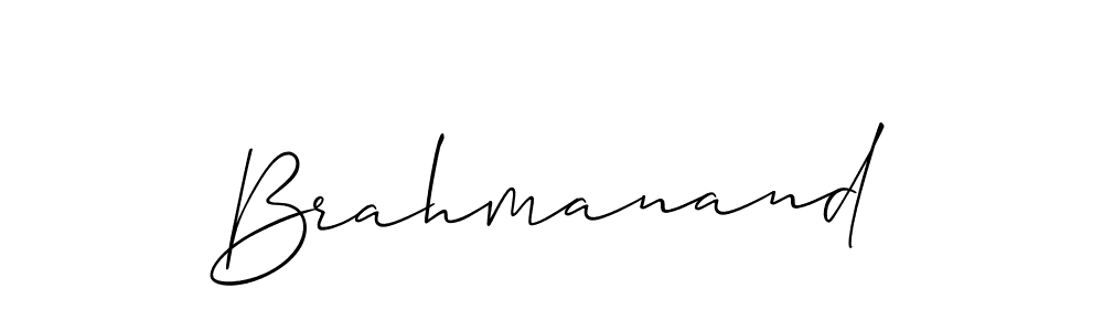 Make a short Brahmanand signature style. Manage your documents anywhere anytime using Allison_Script. Create and add eSignatures, submit forms, share and send files easily. Brahmanand signature style 2 images and pictures png