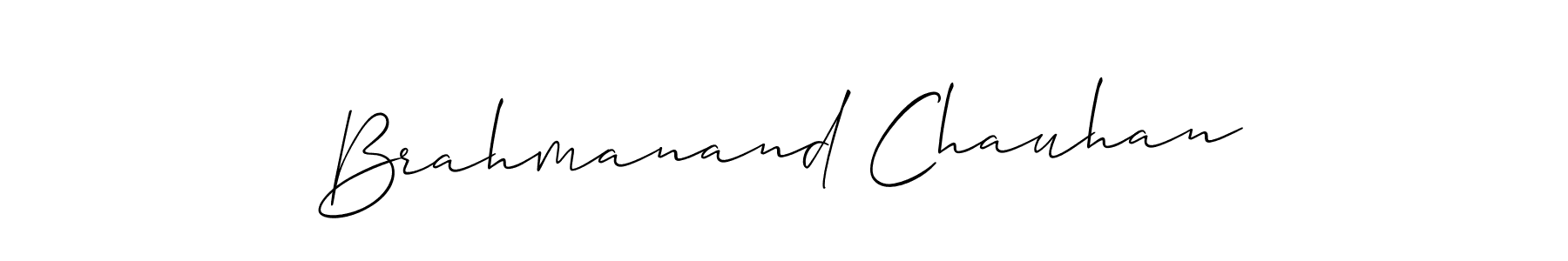 Similarly Allison_Script is the best handwritten signature design. Signature creator online .You can use it as an online autograph creator for name Brahmanand Chauhan. Brahmanand Chauhan signature style 2 images and pictures png