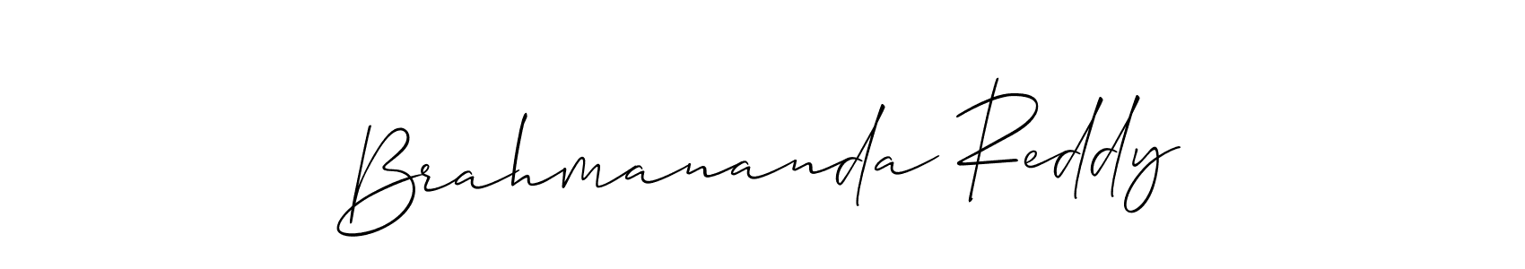 This is the best signature style for the Brahmananda Reddy name. Also you like these signature font (Allison_Script). Mix name signature. Brahmananda Reddy signature style 2 images and pictures png