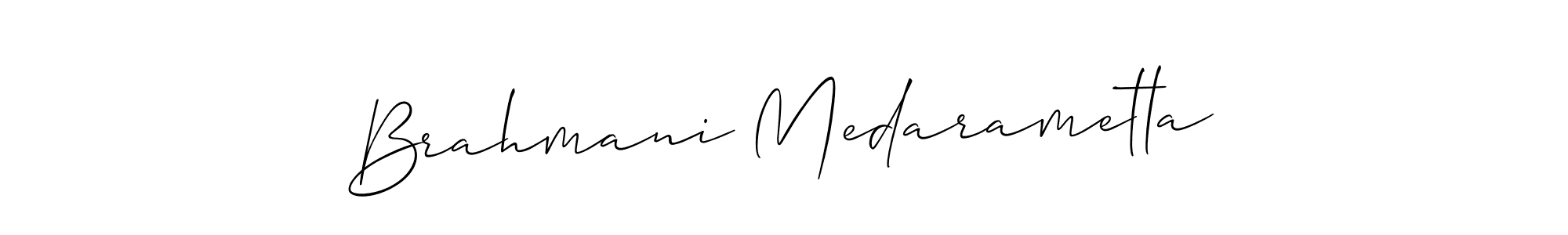 Here are the top 10 professional signature styles for the name Brahmani Medarametla. These are the best autograph styles you can use for your name. Brahmani Medarametla signature style 2 images and pictures png