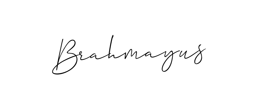 Brahmayus stylish signature style. Best Handwritten Sign (Allison_Script) for my name. Handwritten Signature Collection Ideas for my name Brahmayus. Brahmayus signature style 2 images and pictures png