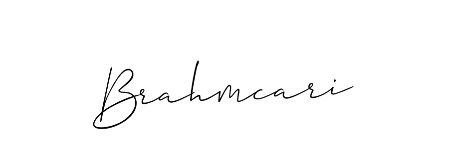 The best way (Allison_Script) to make a short signature is to pick only two or three words in your name. The name Brahmcari include a total of six letters. For converting this name. Brahmcari signature style 2 images and pictures png