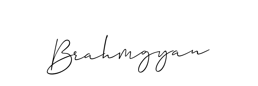 Brahmgyan stylish signature style. Best Handwritten Sign (Allison_Script) for my name. Handwritten Signature Collection Ideas for my name Brahmgyan. Brahmgyan signature style 2 images and pictures png