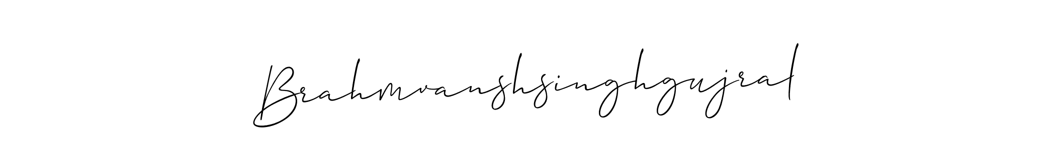 How to Draw Brahmvanshsinghgujral signature style? Allison_Script is a latest design signature styles for name Brahmvanshsinghgujral. Brahmvanshsinghgujral signature style 2 images and pictures png