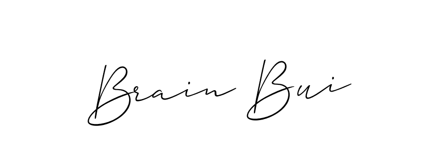 How to Draw Brain Bui signature style? Allison_Script is a latest design signature styles for name Brain Bui. Brain Bui signature style 2 images and pictures png